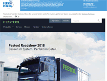 Tablet Screenshot of festool-werkzeuge.heesundpeters.com